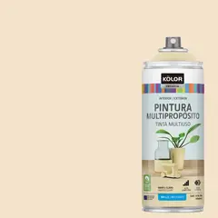 KOLOR - Pintura Esmalte Base Agua Spray 0.4 l Brillante marfil