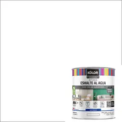 KOLOR - Esmalte al Agua 0.25 galón(es) Satinado Blanco