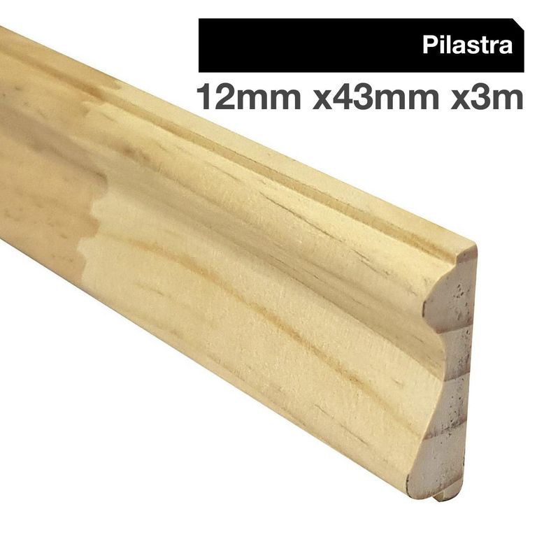 Pilastra Pino Finger Natural 12 mm 4.3x300 cm