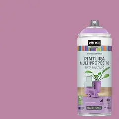 KOLOR - Pintura Esmalte Base Agua en Spray Violeta Lavanda Mate 400 ml