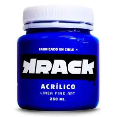 GENERICO - Pintura acrilica brillante Amar azul 250 ml