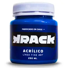 GENERICO - Pintura acrilica brillante Azul pitufo 250 ml