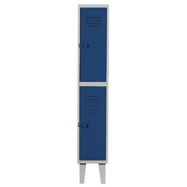Locker Alta Resistencia 1 Cuerpo 2 Puerta(s) 29x170x45 cm Azul