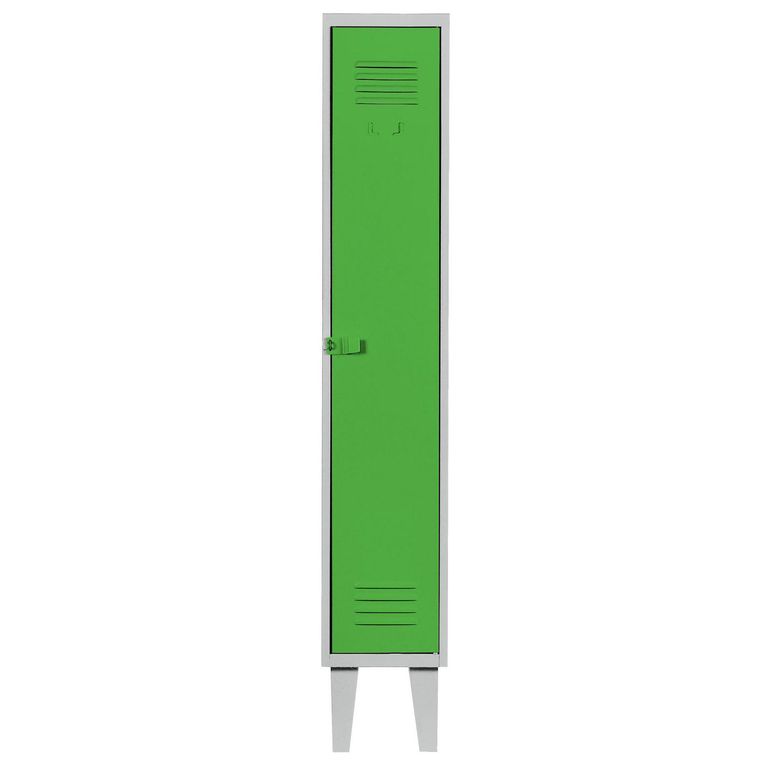 Locker Alta Resistencia 1 Cuerpo 1 Puerta(s) 1 Repisa(s) 29x170x45 cm Verde