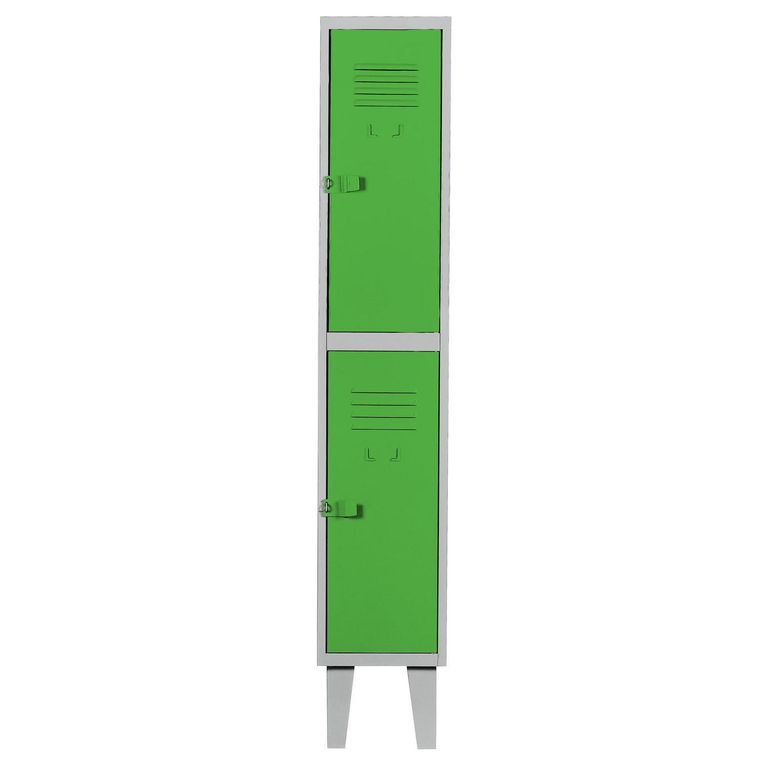 Locker Alta Resistencia 1 Cuerpo 2 Puerta(s) 29x170x45 cm Verde