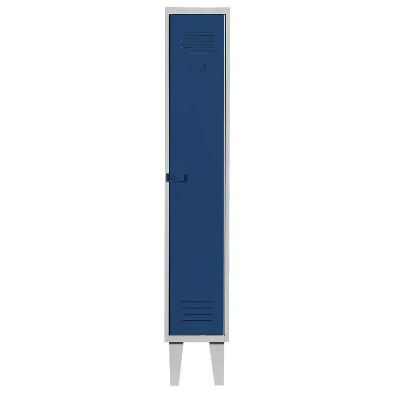 Locker Alta Resistencia 1 Cuerpo 1 Puerta(s) 1 Repisa(s) 29x170x45 cm Azul