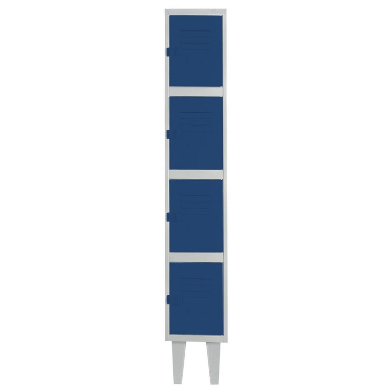 Locker Alta Resistencia 1 Cuerpo 4 Puerta(s) 29x170x45 cm Azul