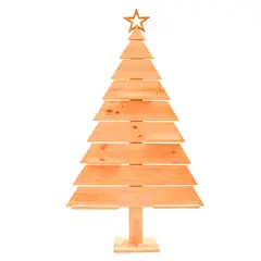 MAGIC HOME - Árbol de Navidad Madera Larix 93x150 cm Café