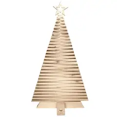 MAGIC HOME - Árbol de Navidad Madera Pinea 72x120 cm Café