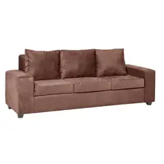 INNOVAMUEBLES - Sofá 3 cuerpos Kahlo 225x86x80 cm Chocolate