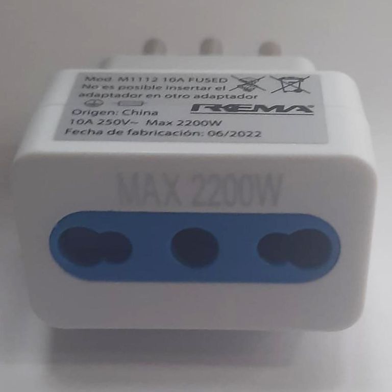 Adaptador 10/16 blanco
