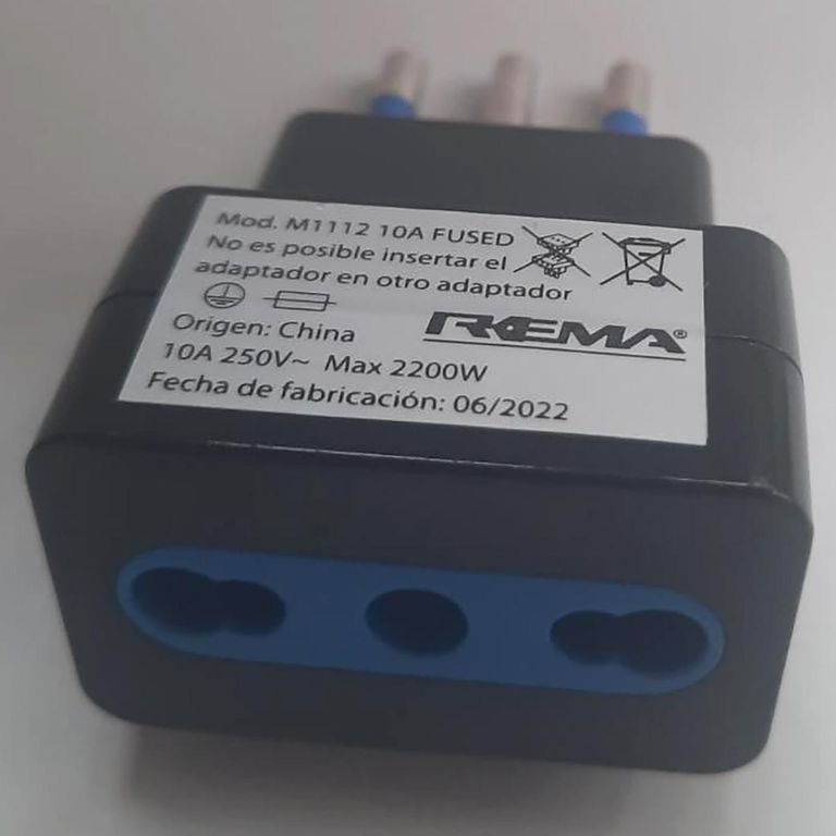 Adaptador 10/16 negro