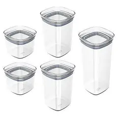 OU - Set de 5 Contenedores Block Plástico 1.5 l