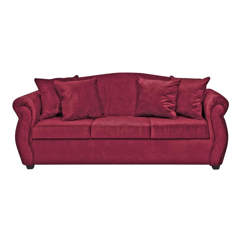 Sofá 3 cuerpos Violeta 210x93x83 cm Gris