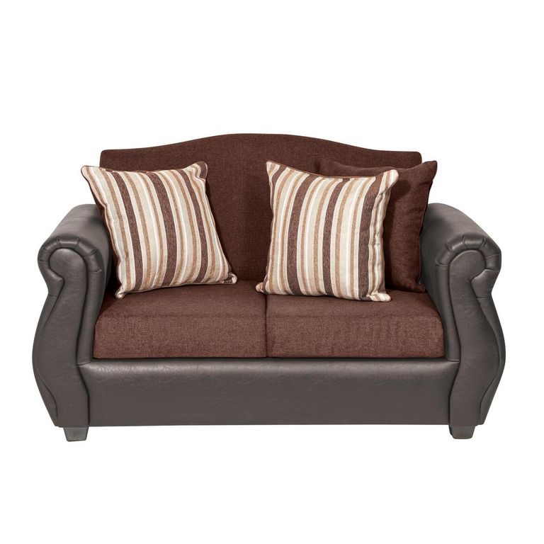 Sofá 2 cuerpos Violeta 150x93x83 cm Beige