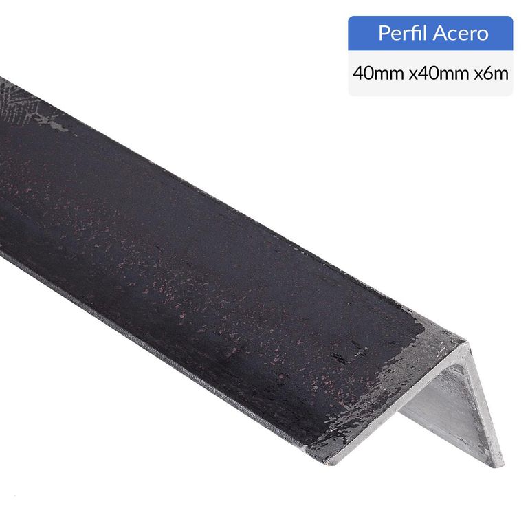 Ángulo Laminado Acero 40x40x3mm 6 m