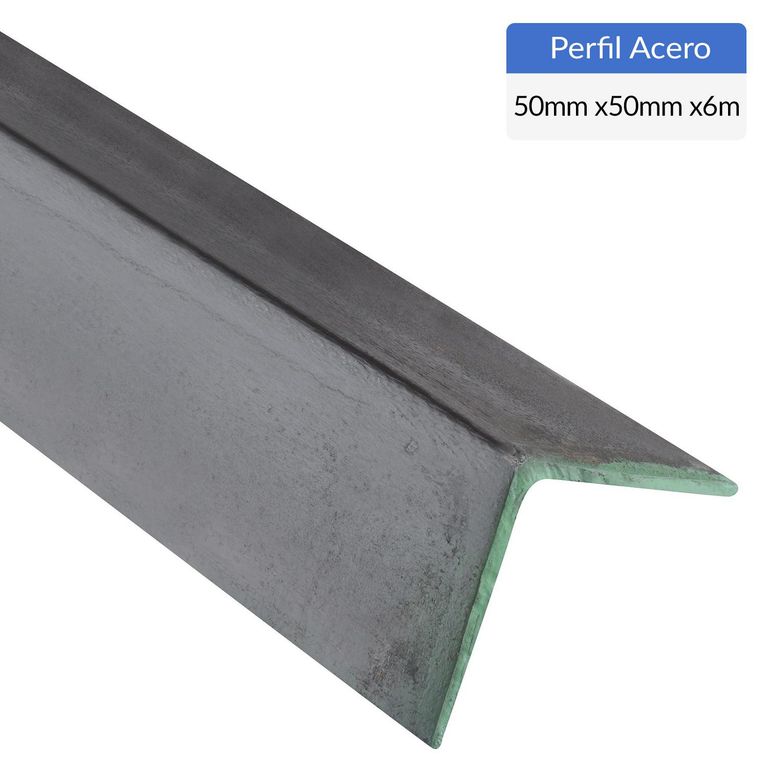 Ángulo Laminado Acero 50x50x4mm 6 m