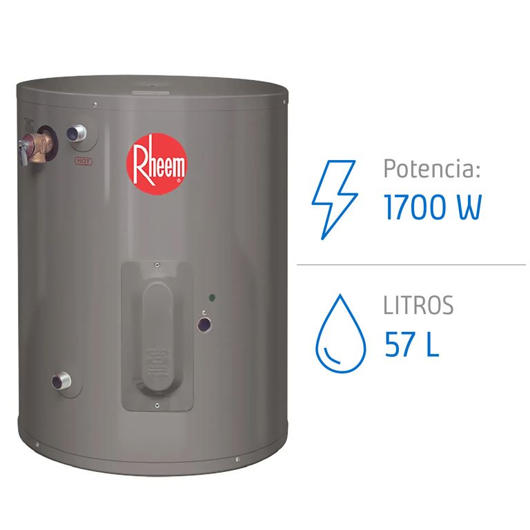 Termo Eléctrico 57 Litros 1.7 kW de Piso
