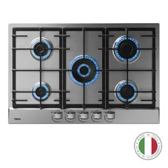 TEKA - Encimera Gas 5 Platos Plateado GSC-75330 SBA IX