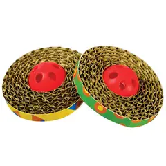 PETSTAGES - Rascador para gato con rueda giratoria