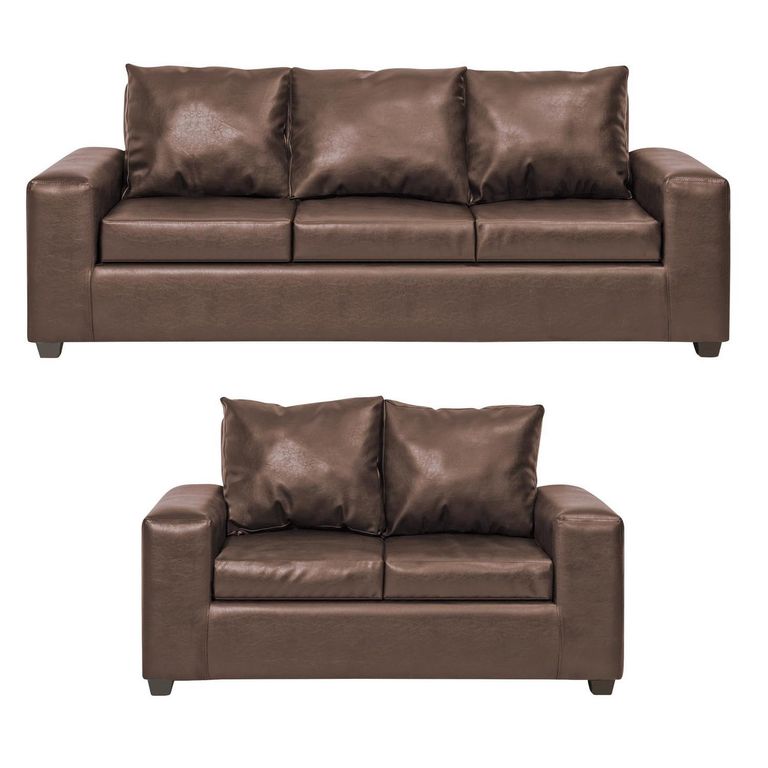 INTERMUEBLES Living 5 cuerpos Kahlo 86x80x225 cm Café