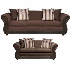 INTERMUEBLES - Living 5 cuerpos Palermo 86x90x238 cm Café