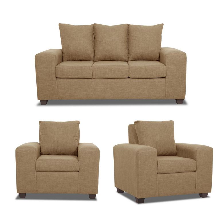 INTERMUEBLES Living 5 cuerpos Kahlo 167x86x80 cm Beige