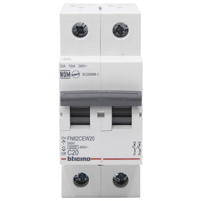 Automatico 2P C20A 230/400V 6000A
