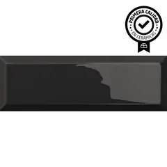 ANTIK - Cerámica 10x30 cm BISSEL NEGRO BRILLO Negro 1.02 m2