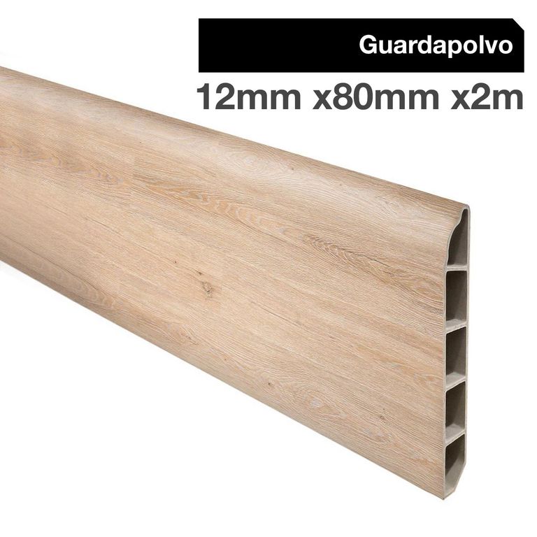 Guardapolvo PVC 2mt x 80mm Color Arena.