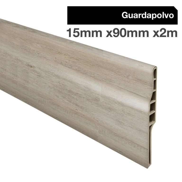 Guardapolvo PVC 2mt x 90mm Color Beige Mandala.