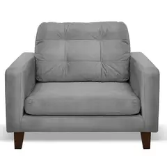 LATAM HOME - Sofá Napoles 1 cuerpo tela velvet