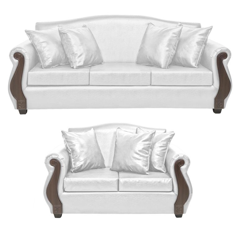 Living 3 cuerpos New Bugambilia 210x93x83 cm Negro
