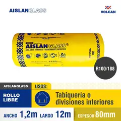 VOLCAN - Rollo libre 80 mm R100/188 1.200x12”