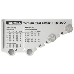 TORMEK - Guía TTS-100 para Ángulos en Afilado de Gubias de Tornería