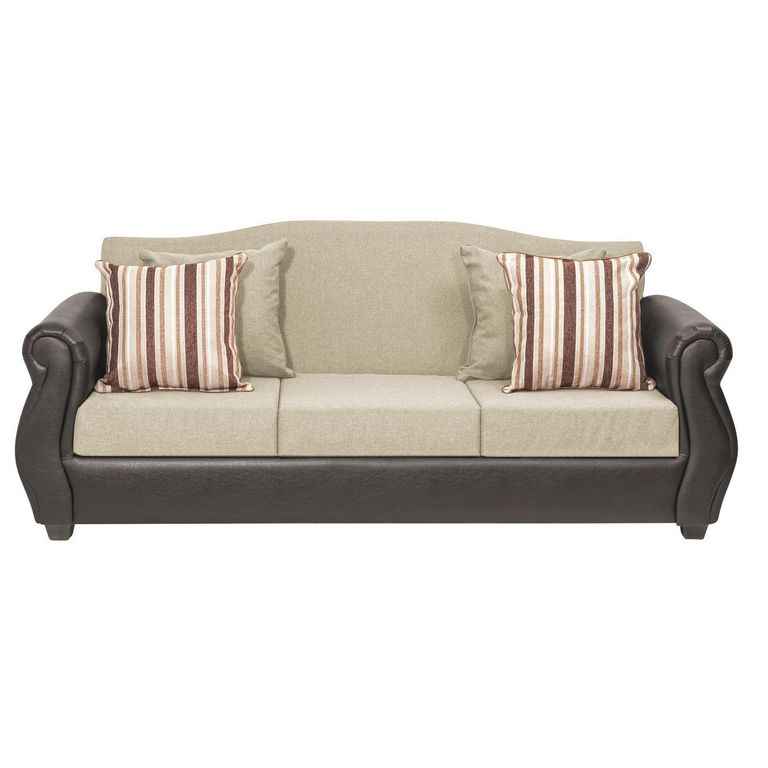 INTERMUEBLES Living 3 cuerpos Violeta 210x93x83 cm Beige