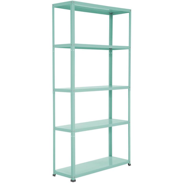 Estante Colour Acero 5 Nivel(es) 90x172x30 cm Verde