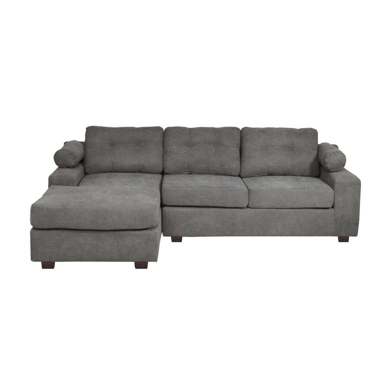 Sofá Seccional 3 cuerpos Santi 170x95x90 cm Gris