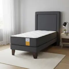 DRIMKIP - Cama Europea Funcional 1.5 Pl + Respaldo