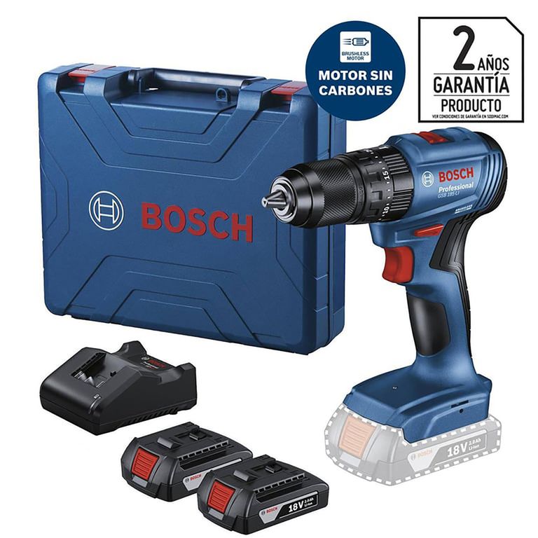 Taladro Inalámbrico Percutor 13 mm 18 V/2 Baterías a $99.990