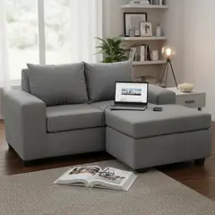 INNOVAMUEBLES - Sofá Modular 3 cuerpos Kahlo 167x86x80 cm Gris