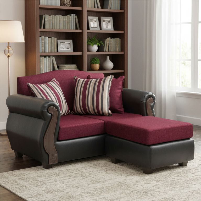 Sofá Seccional Modular 3 Cuerpos New Bugambilia 150X93X83 Cm Tela