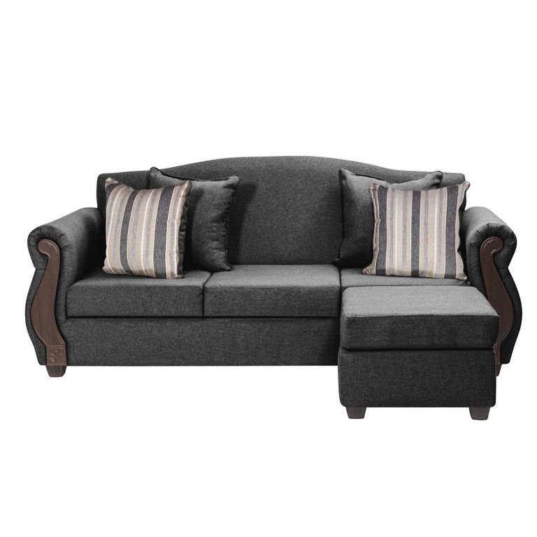 Sofá Seccional Modular 4 Cuerpos New Bugambilia 210X93X83 Cm Tela