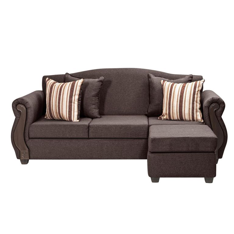 Sofá Seccional Modular 4 Cuerpos New Bugambilia 210X93X83 Cm Tela