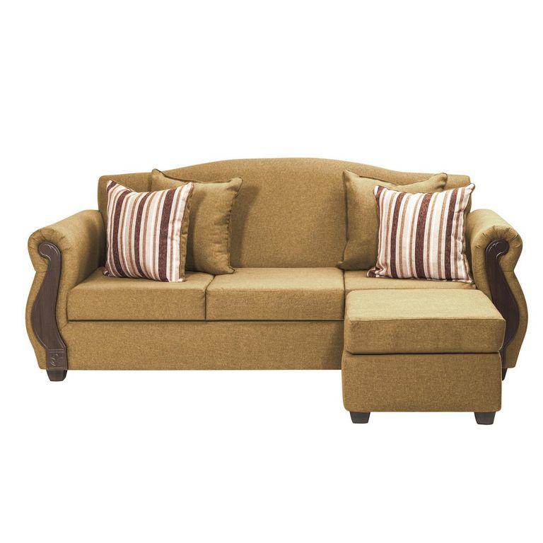 Sofá Seccional Modular 4 Cuerpos New Bugambilia 210X93X83 Cm Tela