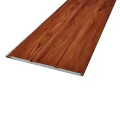 GRUPO CUBICO - Revestimiento Metálico de Exterior 38.3x290 cm Café Madera