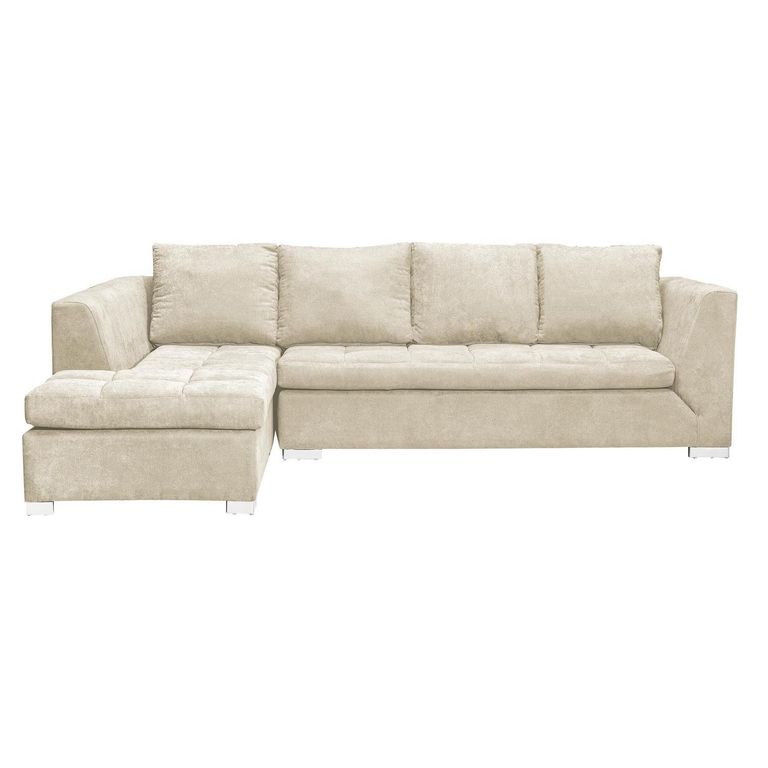 Sofá Seccional 4 Cuerpos Chelsea 208X86X87 cm Izquierdo Felpa