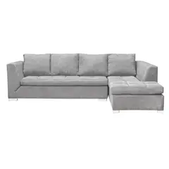INNOVAMUEBLES - Sofá Seccional 4 cuerpos Chelsea 208x86x87 cm Gris