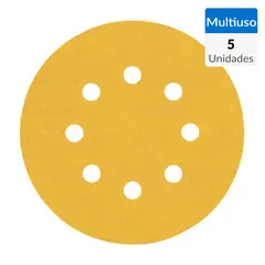 BOSCH - Lija excéntrica 125mm - Grano 240 - 5 unidades
