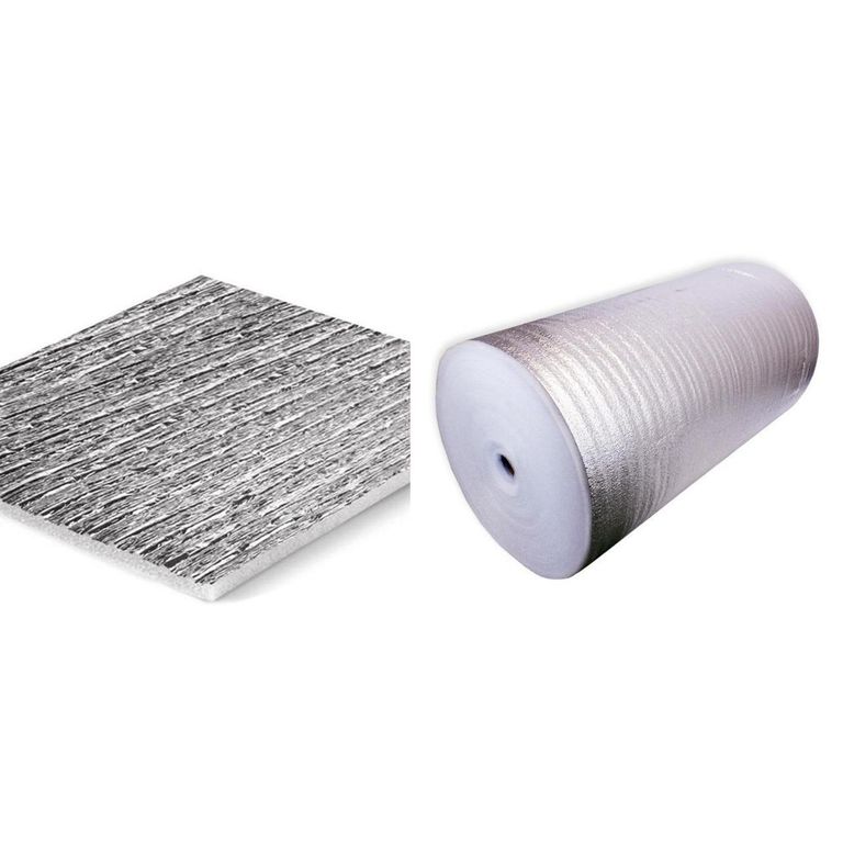 Espuma metalizada, aislante térmico 2 mm, 1 x 10 mt
